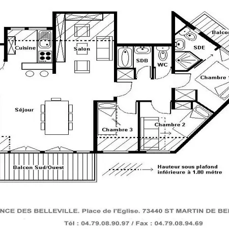 Balcons De Tougnette 7 Сен-Мартен-де-Бельвиль